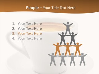 White Sugar Object PowerPoint Template