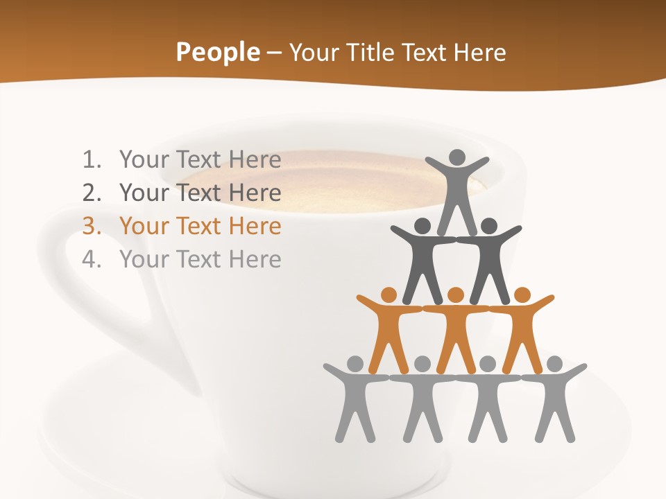 White Sugar Object PowerPoint Template