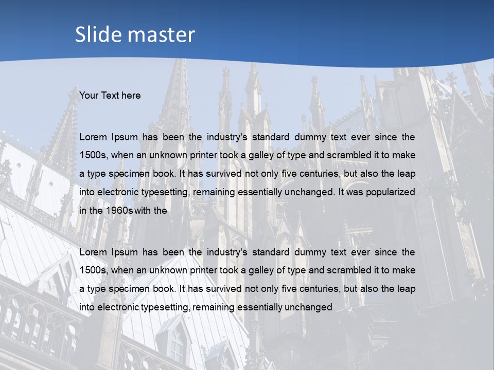 Rhein Land Kolner PowerPoint Template