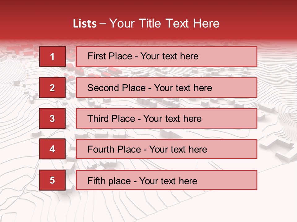 Zoned Land Built PowerPoint Template