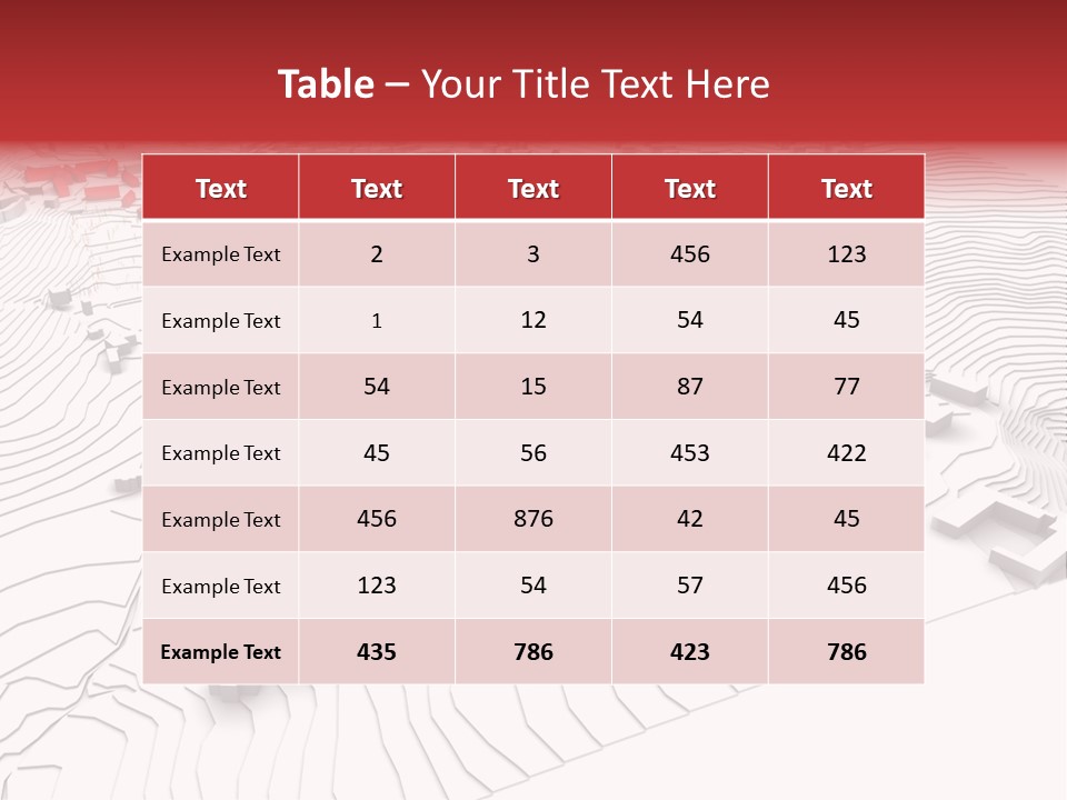 Zoned Land Built PowerPoint Template