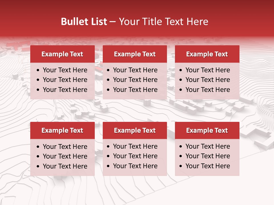 Zoned Land Built PowerPoint Template