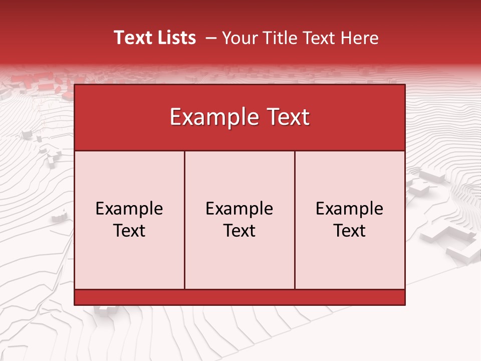 Zoned Land Built PowerPoint Template