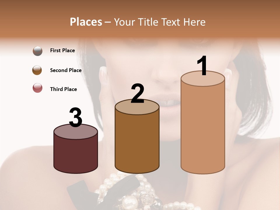 Accessory Square Woman PowerPoint Template