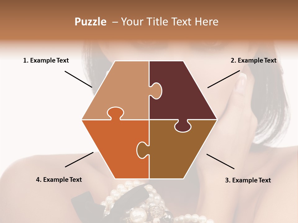 Accessory Square Woman PowerPoint Template