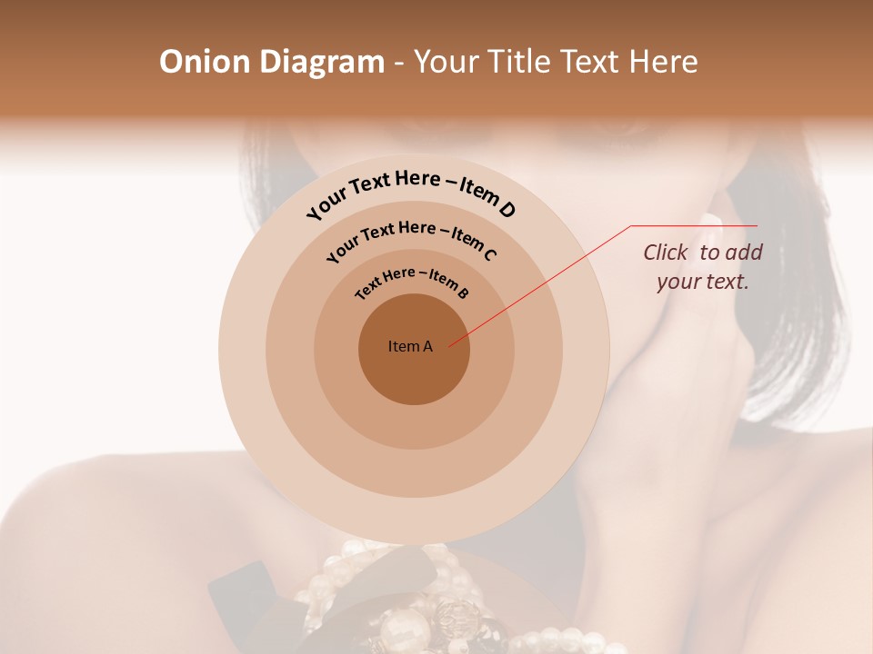 Accessory Square Woman PowerPoint Template