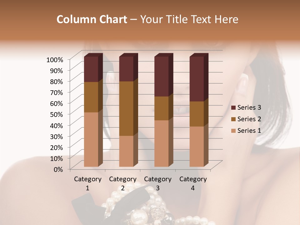 Accessory Square Woman PowerPoint Template