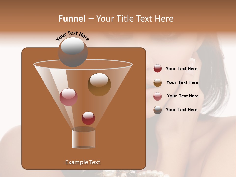 Accessory Square Woman PowerPoint Template