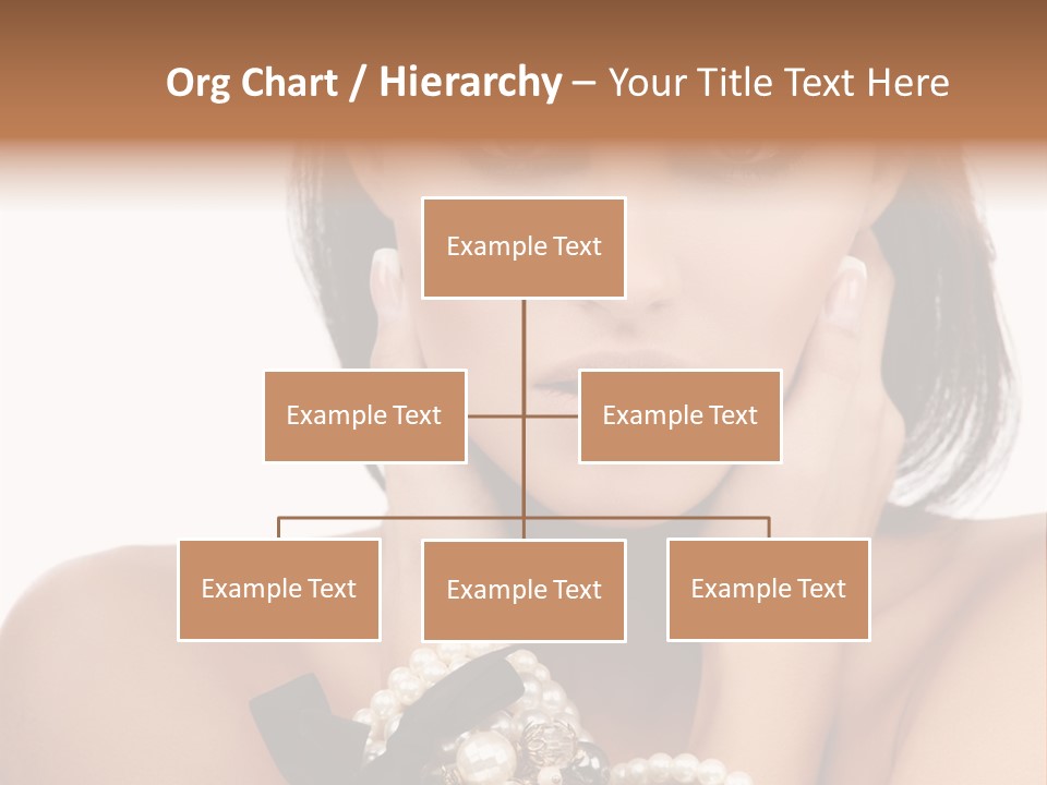 Accessory Square Woman PowerPoint Template