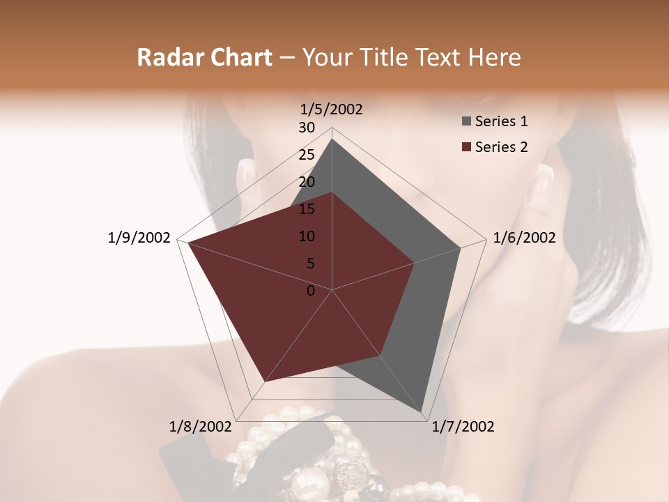 Accessory Square Woman PowerPoint Template