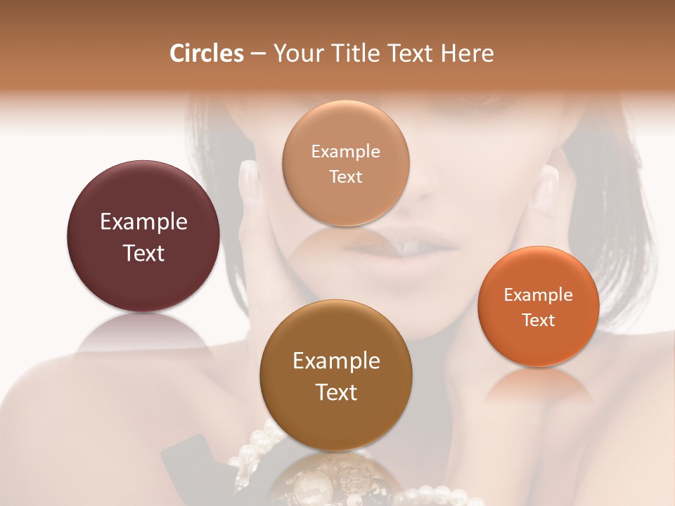 Accessory Square Woman PowerPoint Template