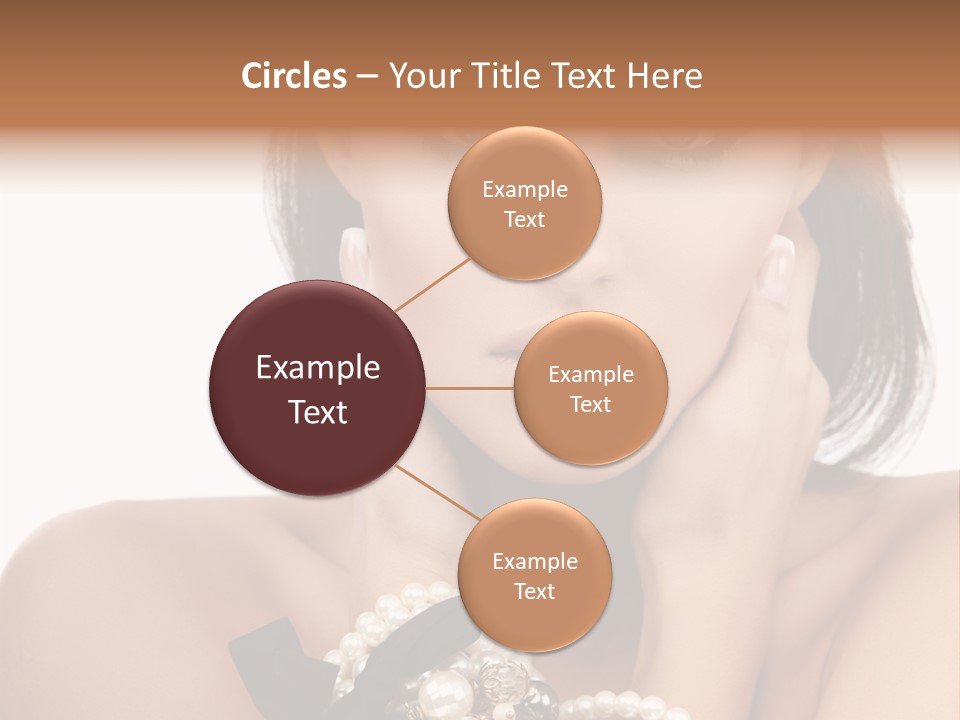 Accessory Square Woman PowerPoint Template