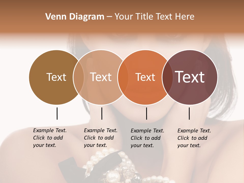 Accessory Square Woman PowerPoint Template