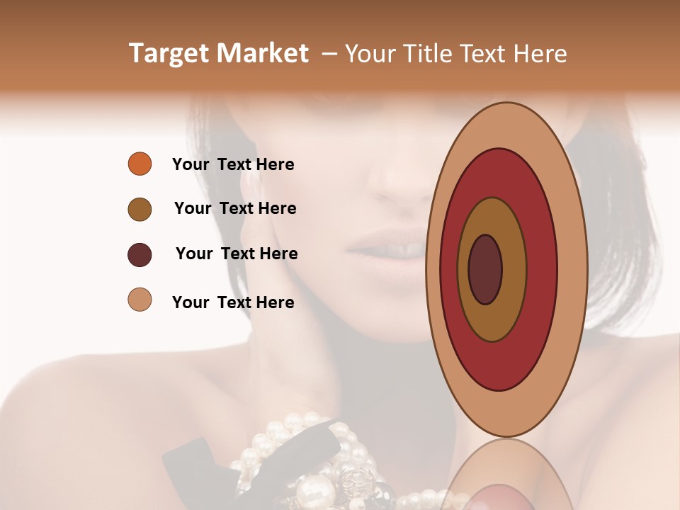 Accessory Square Woman PowerPoint Template