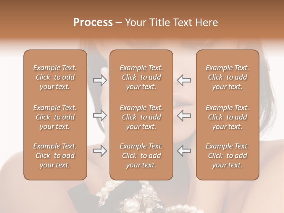 Accessory Square Woman PowerPoint Template