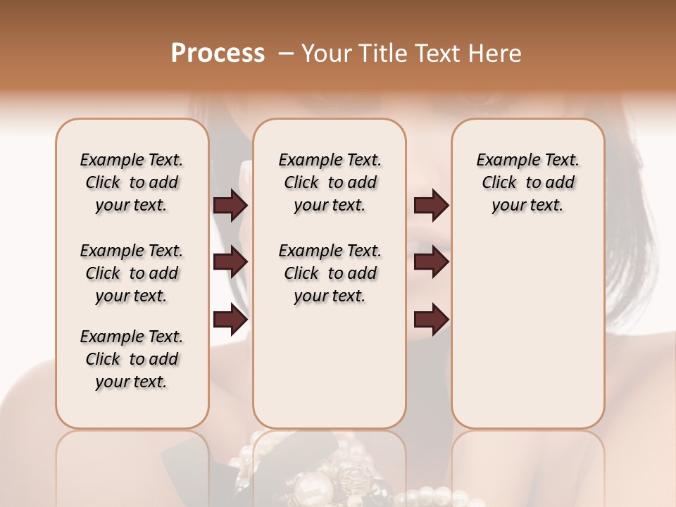 Accessory Square Woman PowerPoint Template