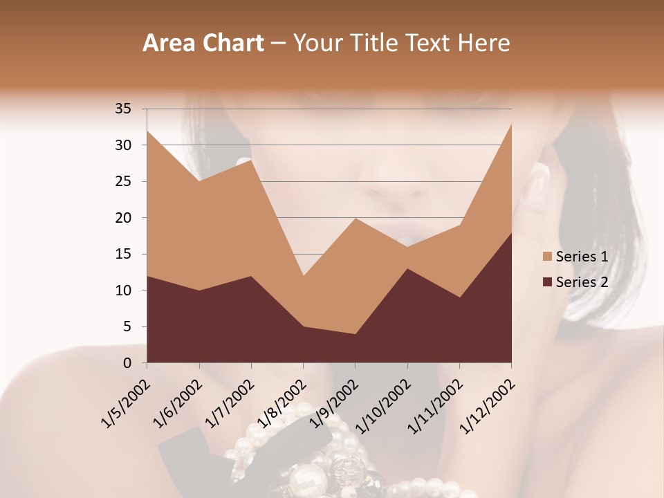 Accessory Square Woman PowerPoint Template