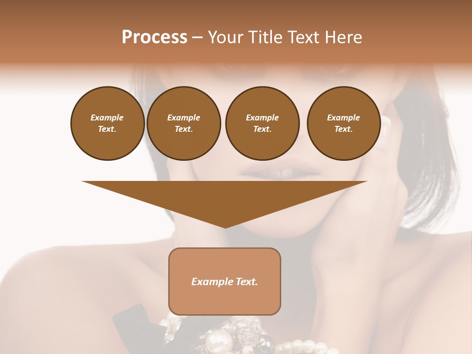 Accessory Square Woman PowerPoint Template