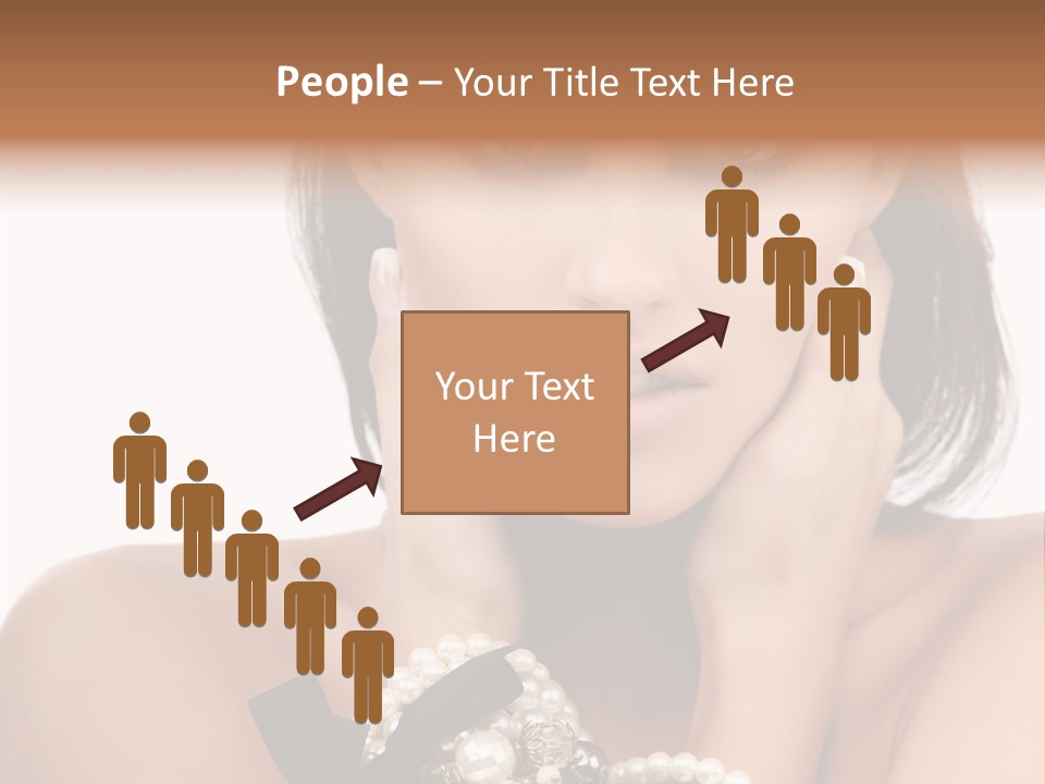 Accessory Square Woman PowerPoint Template