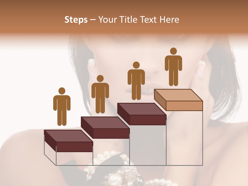 Accessory Square Woman PowerPoint Template