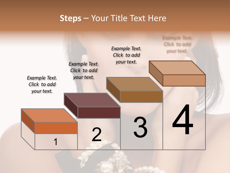 Accessory Square Woman PowerPoint Template