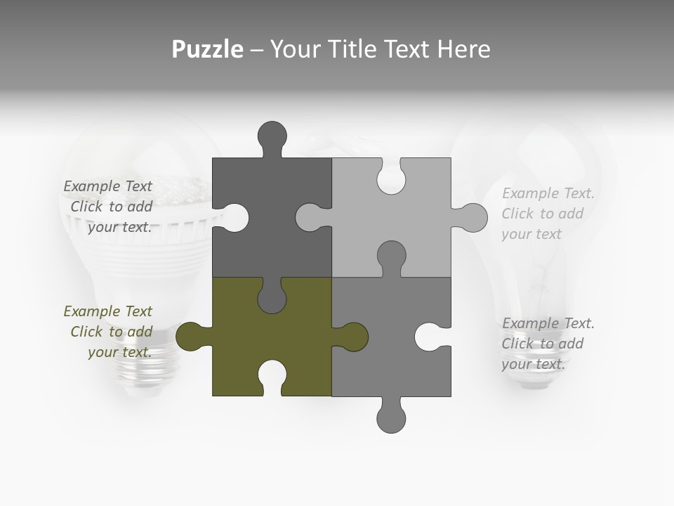 Light Bulb Modern PowerPoint Template