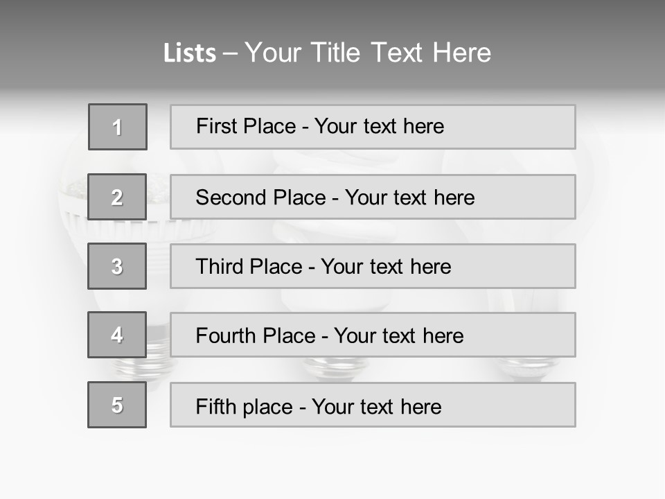 Light Bulb Modern PowerPoint Template