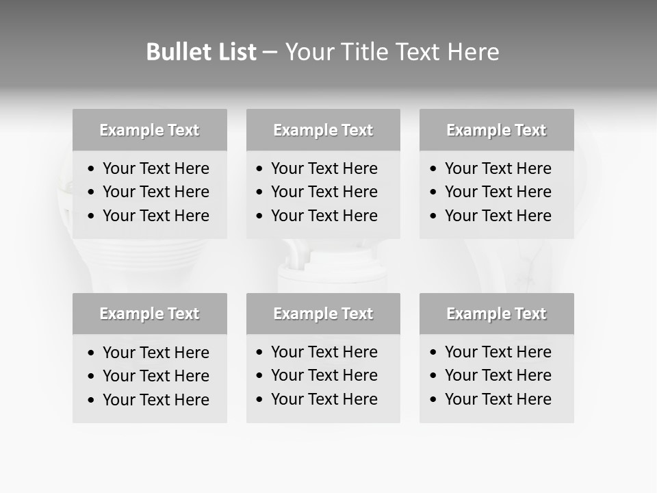 Light Bulb Modern PowerPoint Template