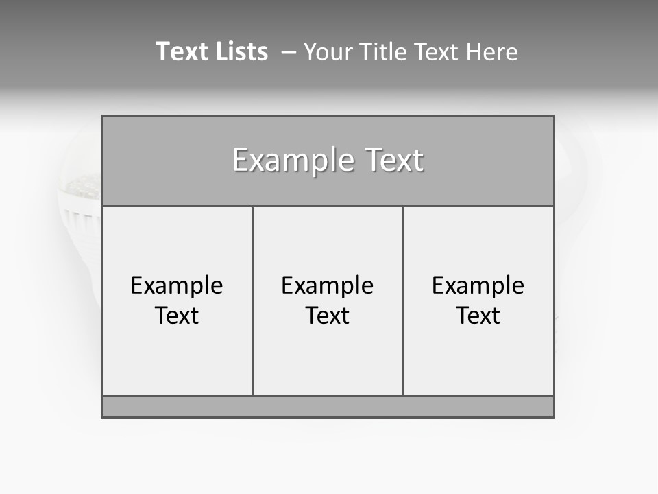 Light Bulb Modern PowerPoint Template