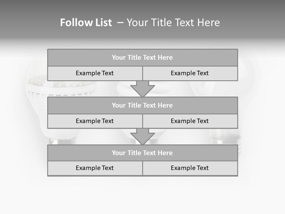 Light Bulb Modern PowerPoint Template