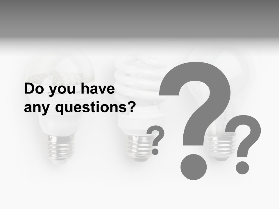 Light Bulb Modern PowerPoint Template