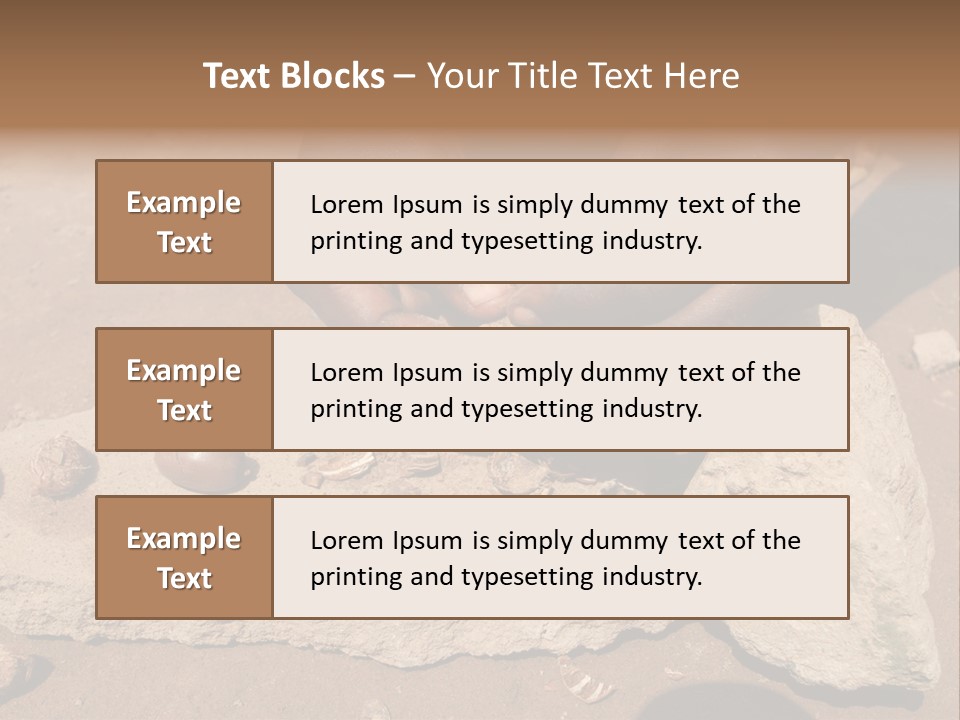 Clean Finger Rural PowerPoint Template