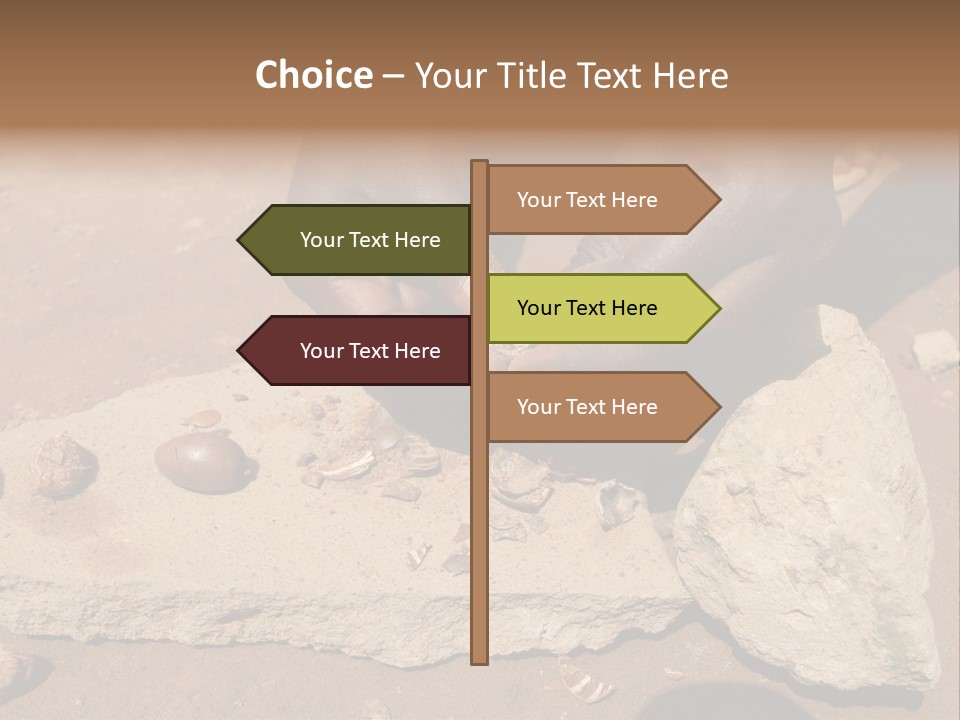 Clean Finger Rural PowerPoint Template