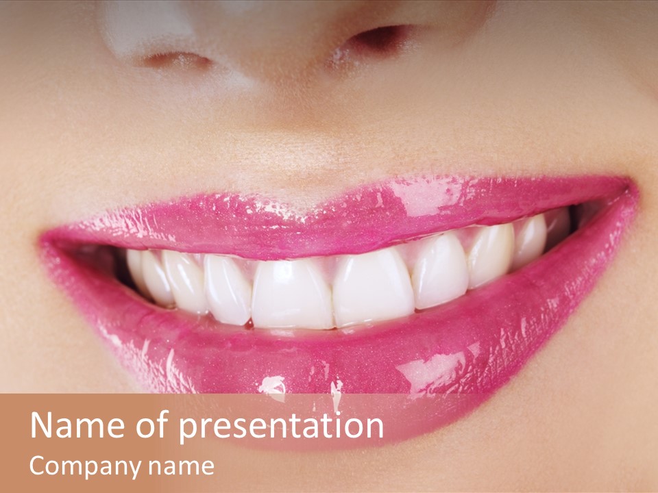 Healthy Fresh Dentist PowerPoint Template