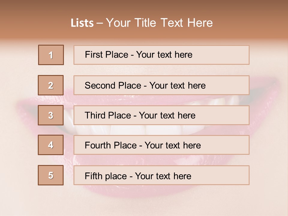 Healthy Fresh Dentist PowerPoint Template