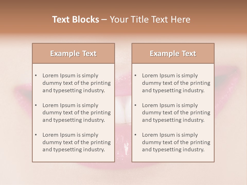 Healthy Fresh Dentist PowerPoint Template