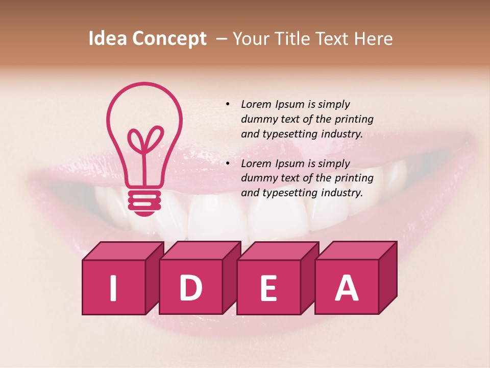 Healthy Fresh Dentist PowerPoint Template