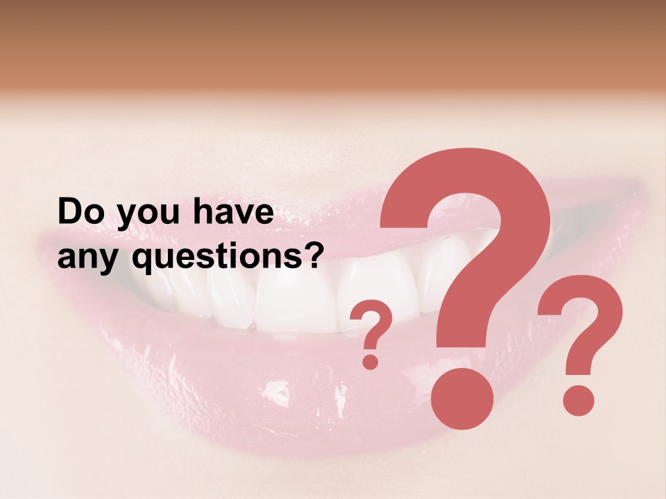 Healthy Fresh Dentist PowerPoint Template