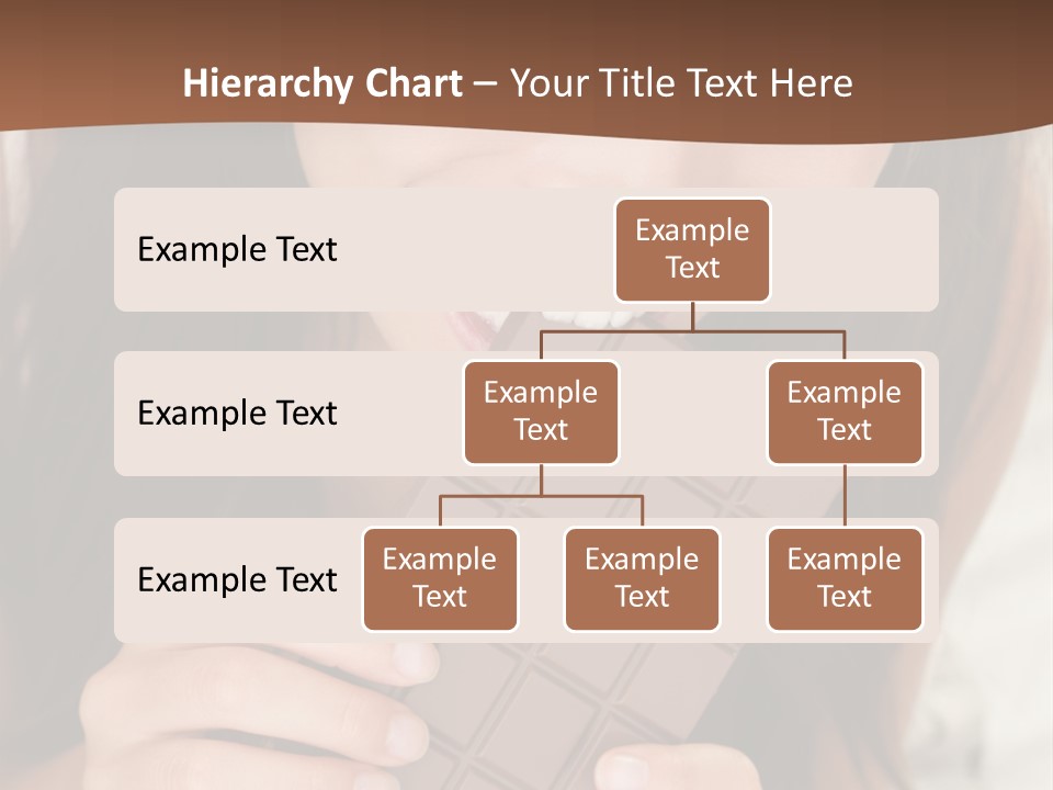 Girl Closeup Chocolat PowerPoint Template