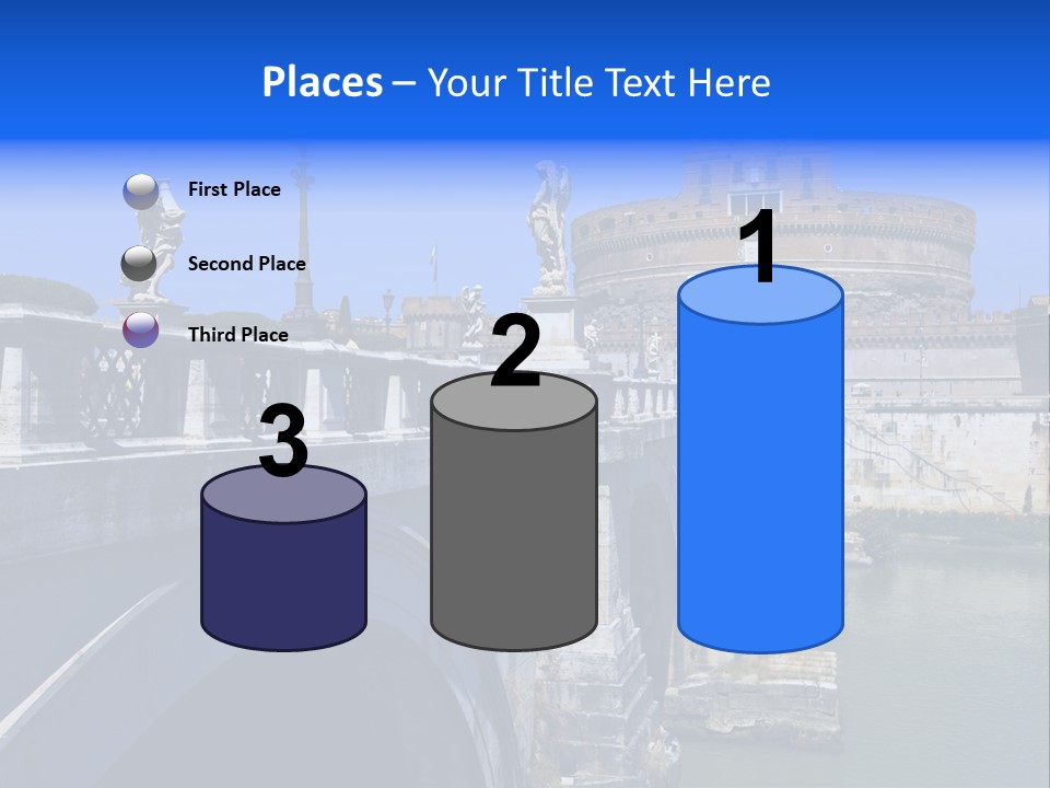 Ancient Monument Statue PowerPoint Template