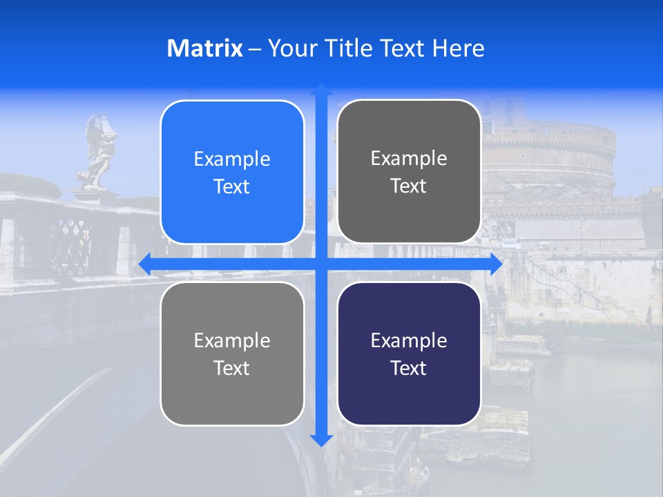 Ancient Monument Statue PowerPoint Template