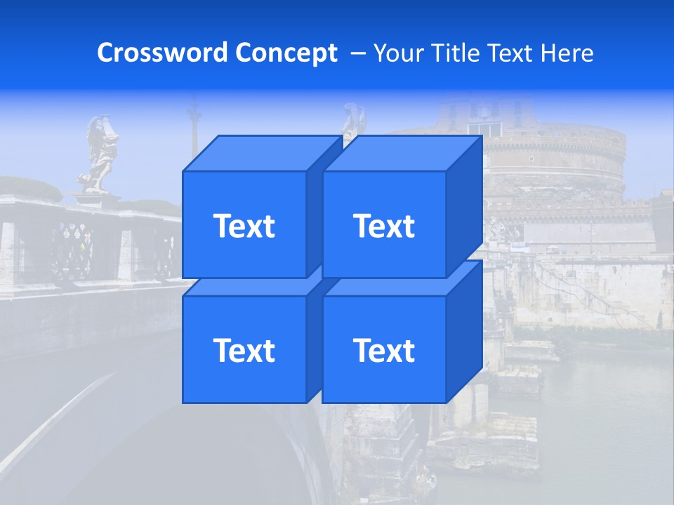 Ancient Monument Statue PowerPoint Template