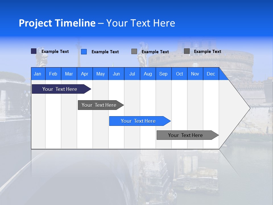 Ancient Monument Statue PowerPoint Template