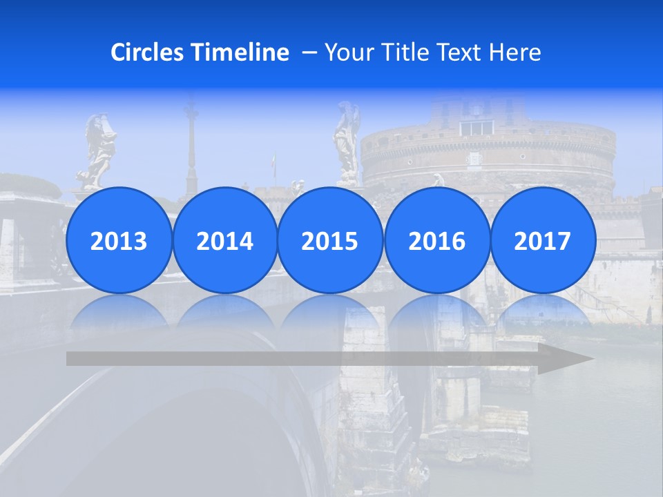 Ancient Monument Statue PowerPoint Template