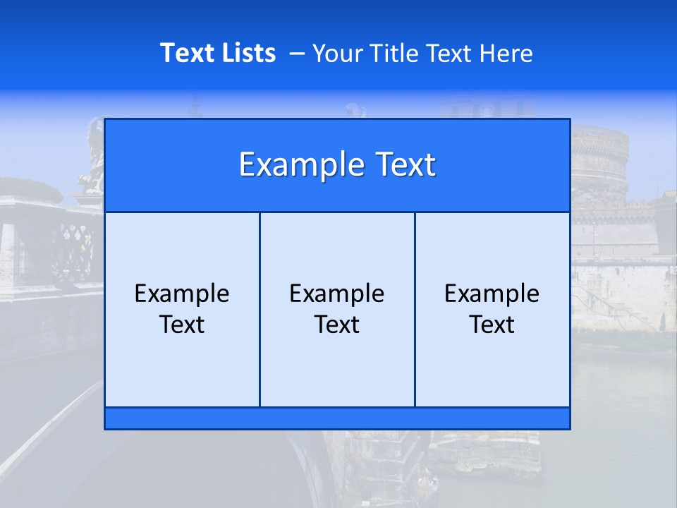 Ancient Monument Statue PowerPoint Template