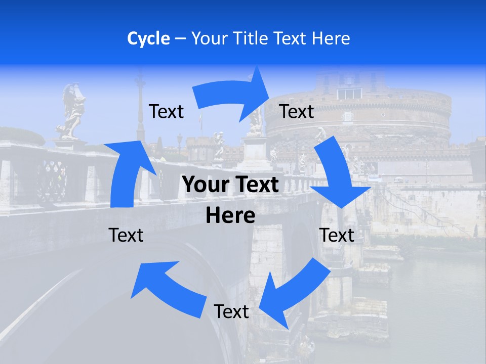 Ancient Monument Statue PowerPoint Template