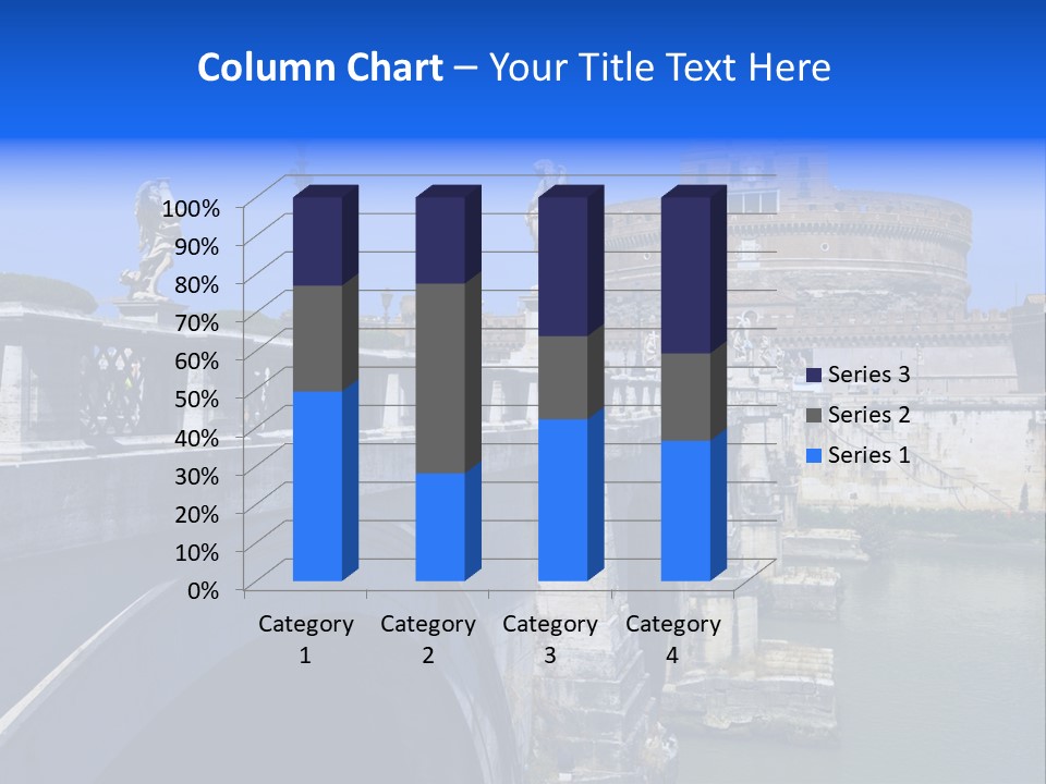 Ancient Monument Statue PowerPoint Template