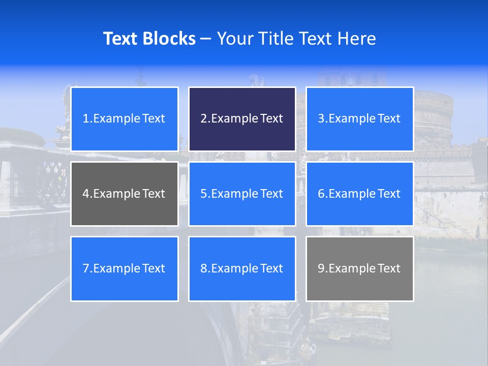Ancient Monument Statue PowerPoint Template