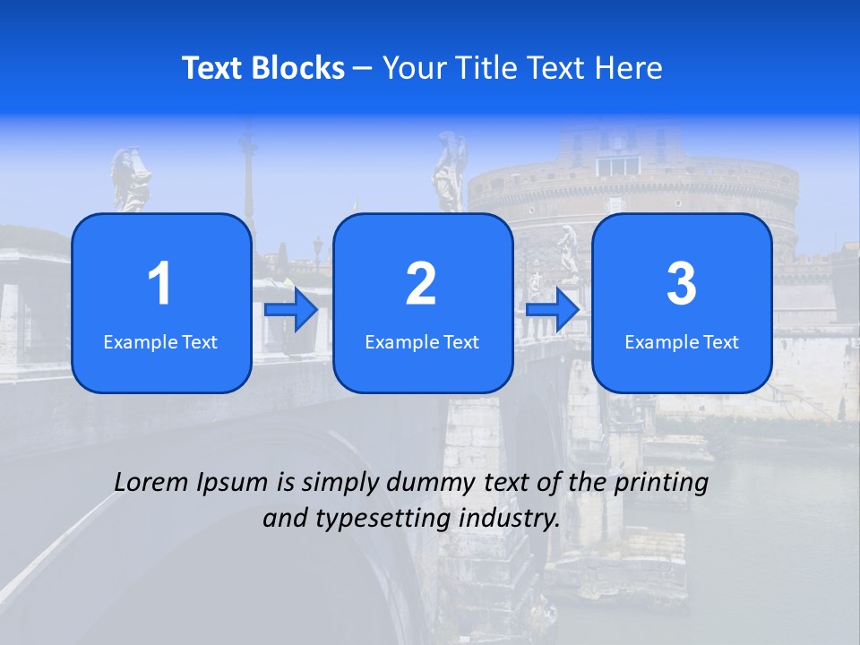 Ancient Monument Statue PowerPoint Template