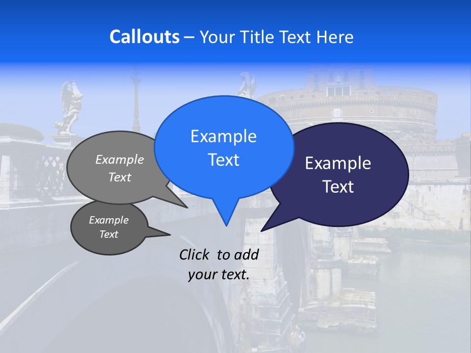 Ancient Monument Statue PowerPoint Template
